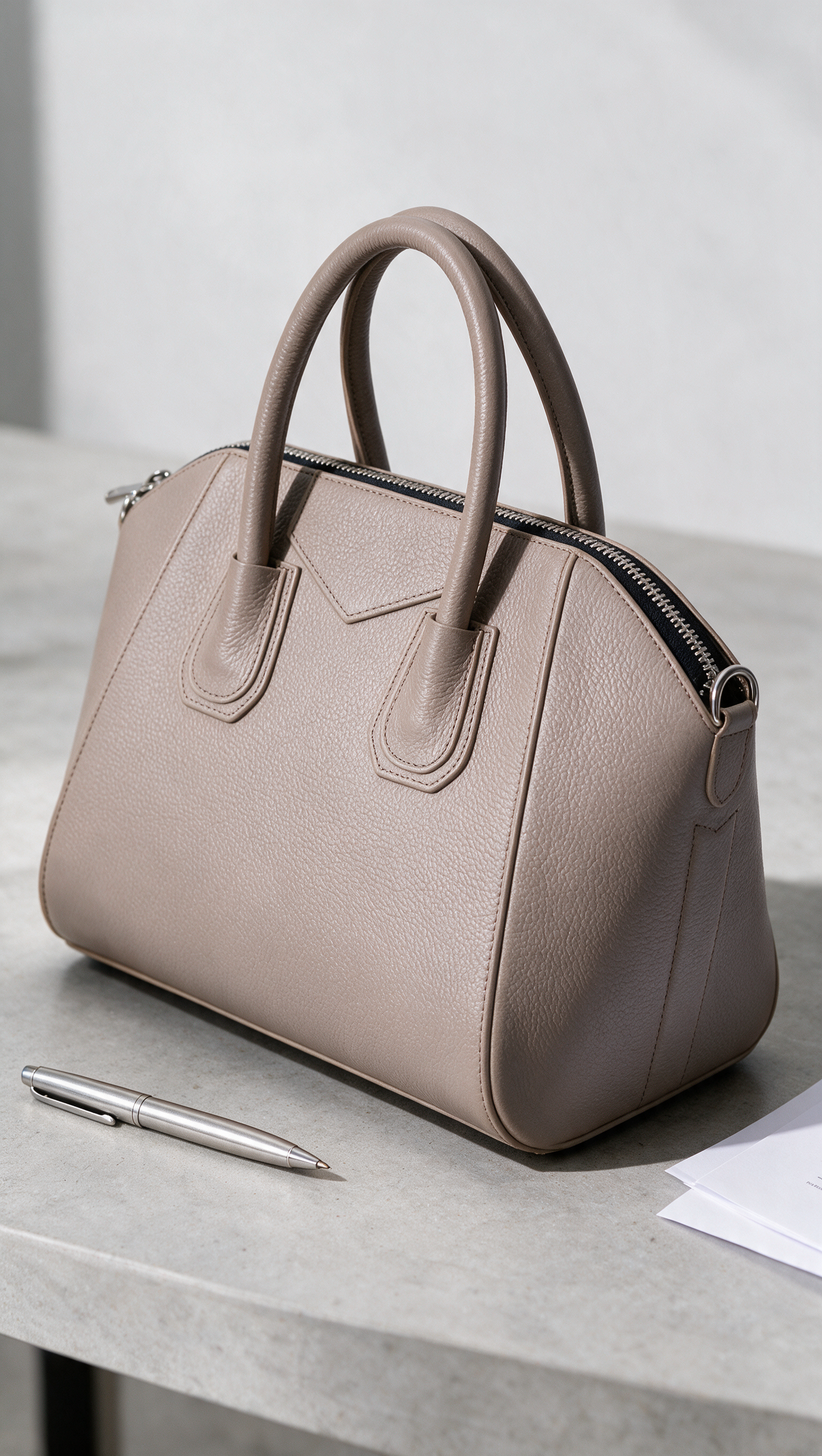 Beige SYSL handbag color option